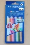 Цветни моливи Щадлер и Кохинор /10 до 24 цв./; с гума; акварелни, дебел графит, снимка 5