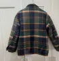 Карирано палто / яке тип бомбър ZARA с буква "C"  размер  9-10 , 140 см, снимка 5
