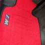 стелки текстилни авто стелки за M power BMW E36 E39 E46 E60 E61 E90 E91 F10 F30 комплект червени, снимка 6