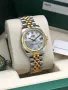 Rolex Datejust 31mm Two-Tone Yellow Gold MOP Dial Diamond Jubilee Дамски Различни Варианти, снимка 7