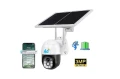 A1414 Соларна куполна камера 4G / със сим карта - 6LED, снимка 3