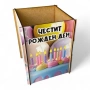Дървена кутия тип кашпа с UV печат – различни дизайни, снимка 11