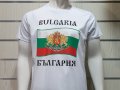 Нова национална мъжка тениска с трансферен печат България - знаме и герб, снимка 17