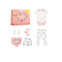 Бебешки комплект за новородено, памук, бял 8 бр., снимка 1 - Комплекти за бебе - 44714422