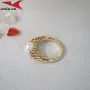 Пръстен с 14К златно покритие 224955, снимка 3