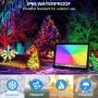 2/бр. RGB LED външен прожектор 100W, Димируем 10000LM IP66, снимка 4