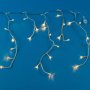 Коледни лампички Завеса, 200 LED, Топло бяло, Прозрачен кабел, снимка 1