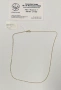 Златен синджир 1.60гр.46см., снимка 1