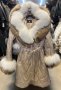 Дамски палта от кашмир, алпака и естествен косъм от лисица, снимка 11
