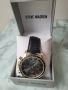 Мъжки механичен часовник Steve Madden Black/Gold (НОВ с кутия, Automatic) неизползван, снимка 1