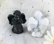 3D Ангел момче молещ молитва Кръщене силиконов молд форма фондан шоколад смола гипс свещ, снимка 2
