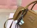 Miu Miu Arcadie дамска чанта от естествена кожа, снимка 4