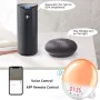 WiFi Интелигентен FM радио- часовник 7 цвята Симулация на изгрев/залез с Alexa Google Home, снимка 7