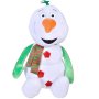 Коледна играчка Плюшен снежен човек, 45см