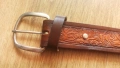 BELT LEATHER MADE IN USA размер S / M колан естествена кожа - 1958, снимка 9