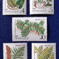 СССР, 1987 г. - пълна серия чисти марки, флора, снимка 1 - Филателия - 38041446
