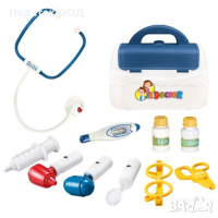 Детско Куфарче с лекарски инструменти със звук и светлини, 10 аксесоара, снимка 3 - Образователни игри - 44588138
