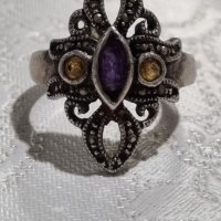 Vintage сребърен пръстен 925 , снимка 1 - Пръстени - 44200563