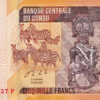 ❤️ ⭐ Конго ДР 2020 5000 франка UNC нова ⭐ ❤️, снимка 2 - Нумизматика и бонистика - 44164322