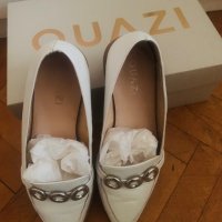 QUAZI Дамски бели обувки естествена кожа , снимка 11 - Дамски ежедневни обувки - 37018472