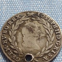 Сребърна монета 20 кройцера 1783г. Йозеф втори Будапеща Свещена Римска империя 13746, снимка 5 - Нумизматика и бонистика - 42888252