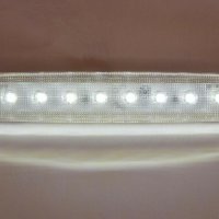 Диодни LED габарити лед светлини рогчета БЕЛИ , 12-24V , снимка 1 - Аксесоари и консумативи - 35423993