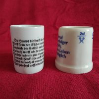 Две колекционерски мини чаши. Германия., снимка 3 - Колекции - 42268283