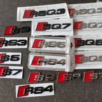 Емблема Ауди AUDI RS4, RS5,RS6,RS7, S8, снимка 2 - Аксесоари и консумативи - 32195771
