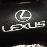 2 броя кожени възглавнички с лого и надпис Lexus кола автомобил джип + подарък, снимка 3 - Аксесоари и консумативи - 39385134