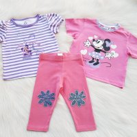Тениски и клин за момиче 9-12 месеца, снимка 5 - Комплекти за бебе - 31765999