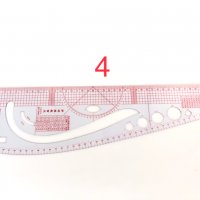 Пластмасови шивашки кривки, линия, метър, шаблон за моделиране, кривка, снимка 6 - Други инструменти - 30779011