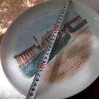 Стар порцелан Гърция колекционерска чиния, снимка 7 - Антикварни и старинни предмети - 38440048