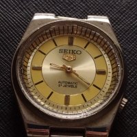 SEIKO 5 AUTOMATIC 21 JEWELS ПЕРФЕКТЕН МНОГО КРАСИВ СТИЛЕН ДИЗАЙН МЪЖКИ ЧАСОВНИК 26793, снимка 1 - Мъжки - 38712394