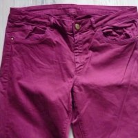 Дамски дънков панталон М-Л, снимка 2 - Панталони - 36840353