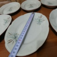 Български порцелан чинии елипси , снимка 4 - Антикварни и старинни предмети - 38583861