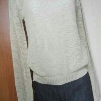 Бежов пуловер👚🍀М, М/L👚🍀 арт.336, снимка 1 - Блузи с дълъг ръкав и пуловери - 29117184