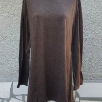 3XL+ Нова блуза с дантелен подгъв, снимка 1 - Блузи с дълъг ръкав и пуловери - 38006493