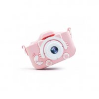 Детски фотоапарат с калъфче, фото с кейс Automat, розов, снимка 1 - Образователни игри - 34469867