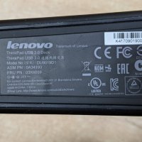 Докинг станция Lenovo ThinkPad USB 3.0 Dock + Гаранция, снимка 5 - Части за лаптопи - 31343184
