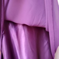 Рокля в лилаво, от два пласта  🍀♥️L,XL,♥️🍀арт 4404, снимка 4 - Рокли - 37516262