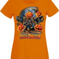 Дамска тениска Halloween 12,Halloween,Хелоуин,Празник,Забавление,Изненада,Обичаи,, снимка 8 - Тениски - 38146698