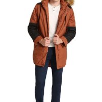 ✅НОВИ Мъжки зимни дълги якета с качулка Top Secret в 3 цвята - M/L/XL/2XL , снимка 1 - Якета - 42726543