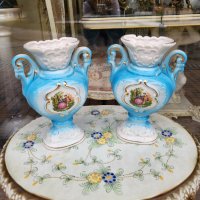 Италиански бароков вази, снимка 9 - Антикварни и старинни предмети - 42550790