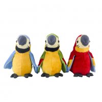 Плюшен интерактивен говорещ папагал Арчи, снимка 4 - Музикални играчки - 37565431