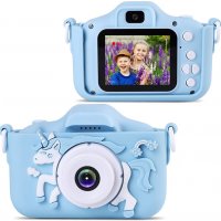 Дигитален детски фотоапарат STELS W302, 64GB SD карта, Игри, Розов/Син, снимка 2 - Фотоапарати - 40206750