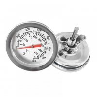 Термометър за барбекю, скара, грил, пушилня, сушилня, термометър за вграждане със сонда - КОД 3716, снимка 6 - Барбекюта - 37143911
