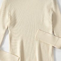 Бежова блуза, снимка 1 - Блузи с дълъг ръкав и пуловери - 42747132