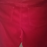 Червен панталон кадифе, снимка 3 - Панталони - 38887071
