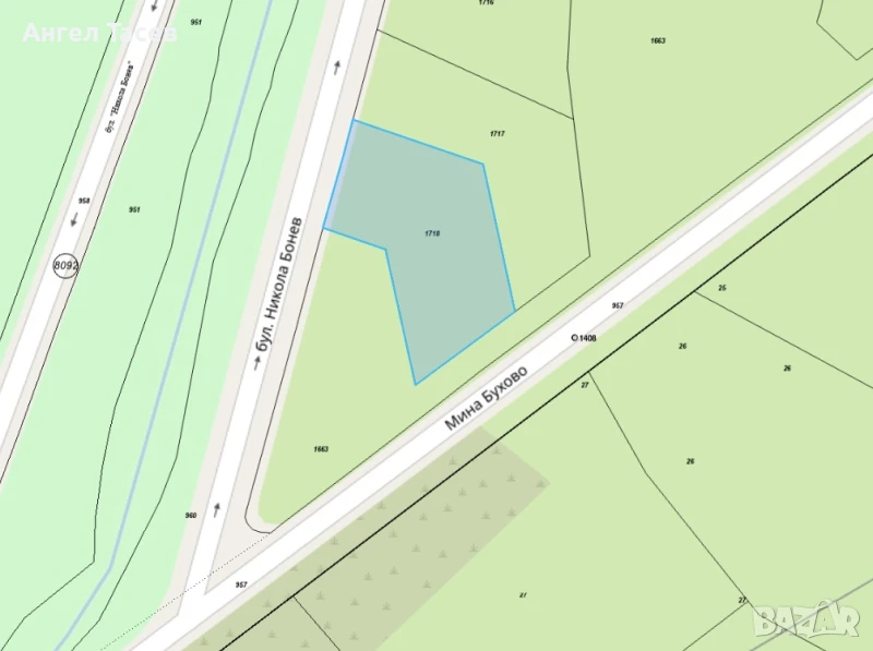 Продава ПАРЦЕЛ в гр. Бухово, снимка 1