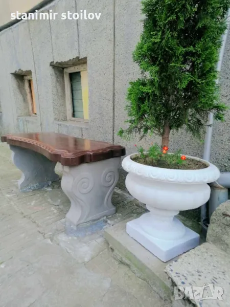 циментови пейки, снимка 1